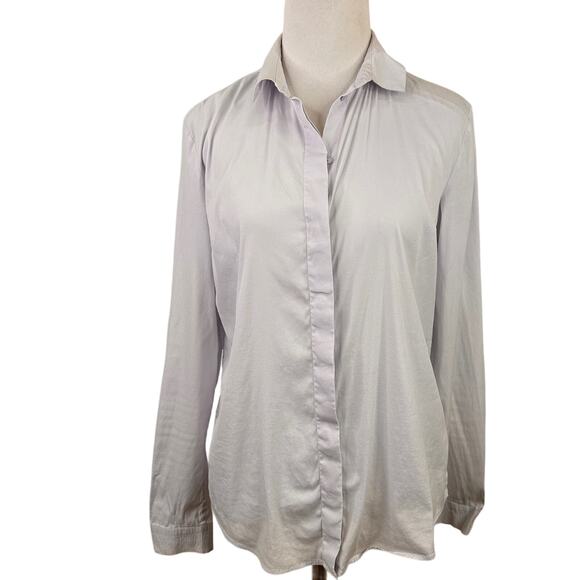 COS Button Up Cotton Shirt Size 4 - Picture 1 of 10